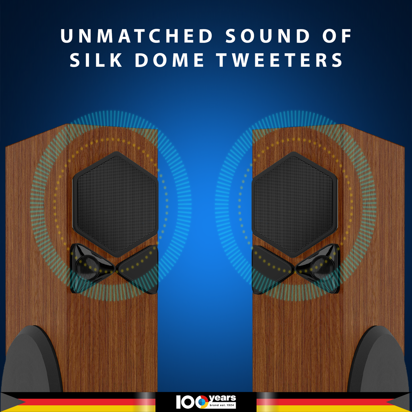 ROCK & ROLL TSP Tower Speakers Brown