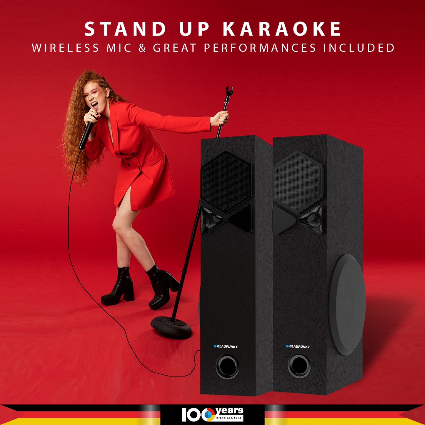 ROCK & ROLL TSP Tower Speakers Refurbished Black