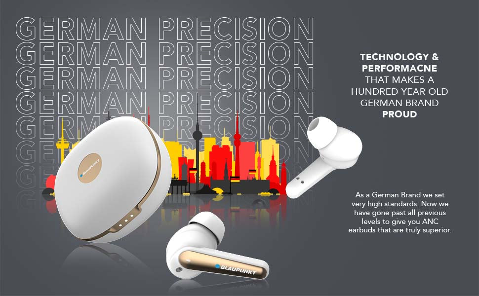 BTW300 Xtreme Moksha Maxbuds TRUE ANC Wireless Earbuds (White)