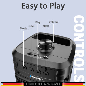 PS15 Wireless Bluetooth Party Speaker (Black)