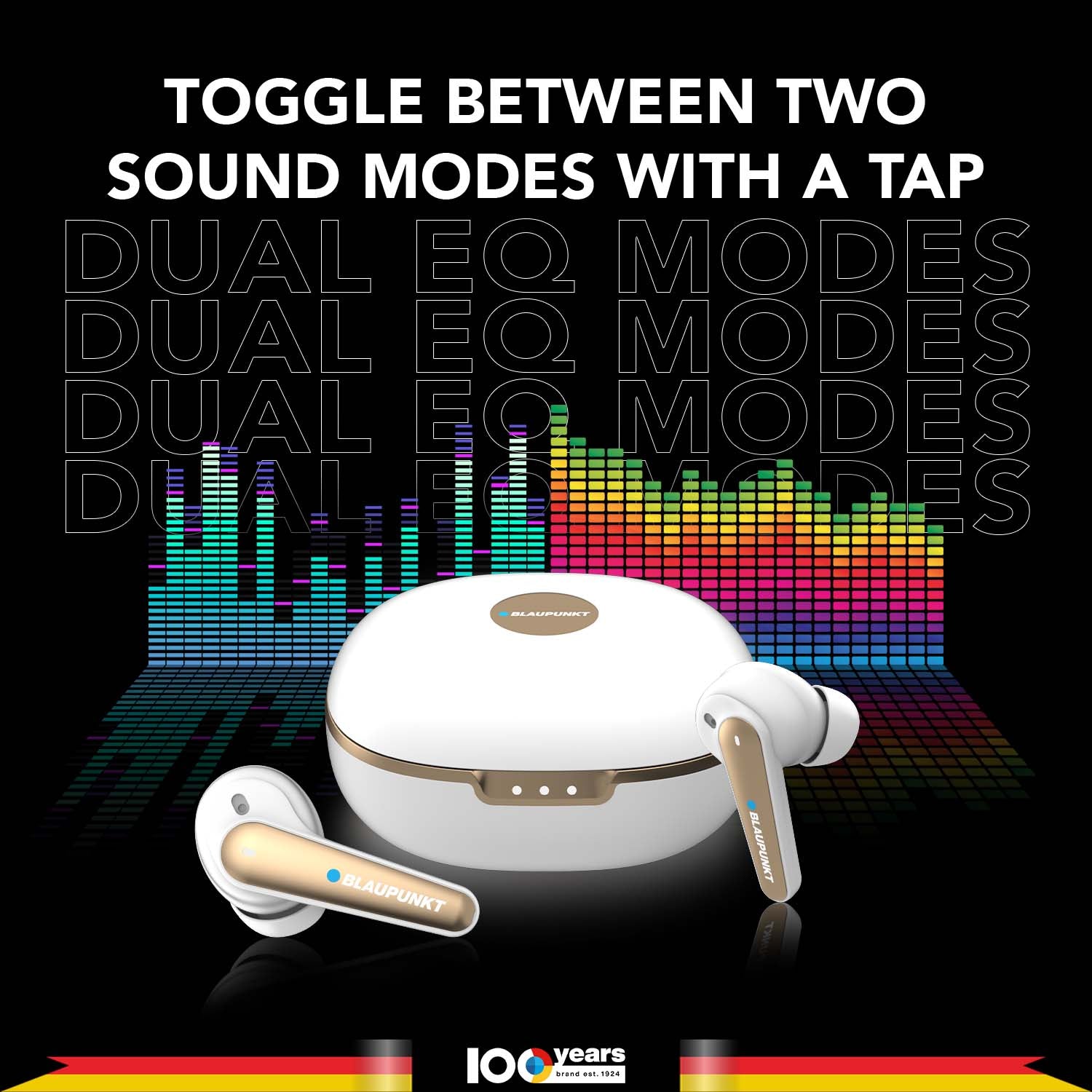 BTW300 Xtreme Moksha Maxbuds TRUE ANC Wireless Earbuds (White)