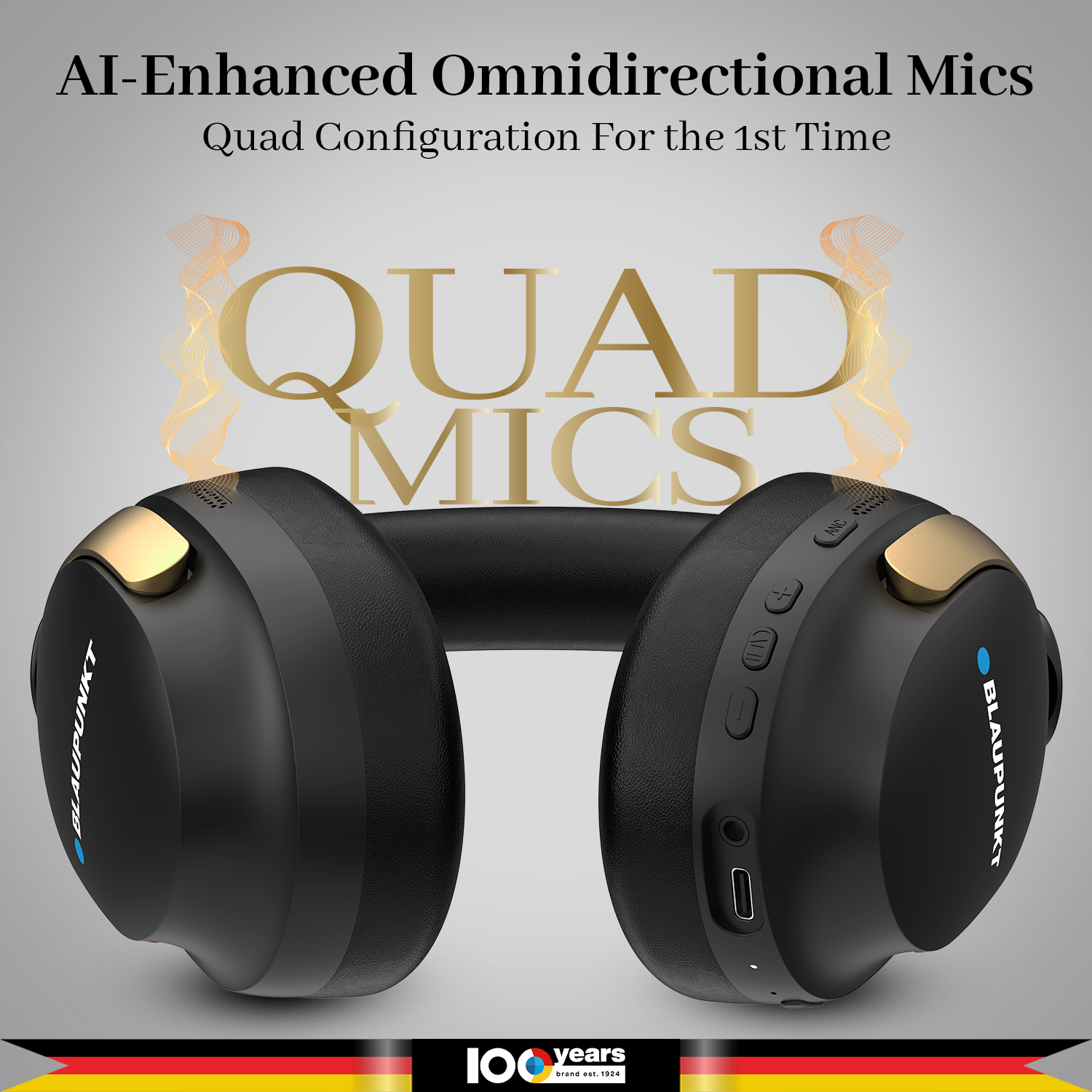 BH71 Moksha India’s 1st Hybrid ANC Gyro Head Tracking Headphone with 360° Spatial Audio