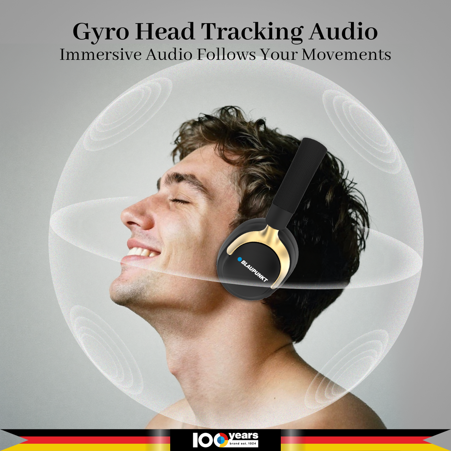BH71 Moksha India’s 1st Hybrid ANC Gyro Head Tracking Headphone with 360° Spatial Audio