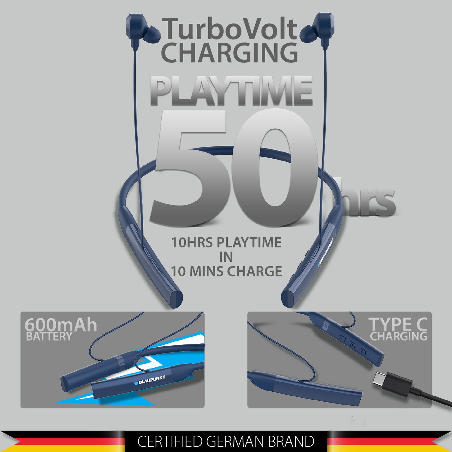 BE200 Neckband with Ultra-Long Playtime Refurbished (GR)