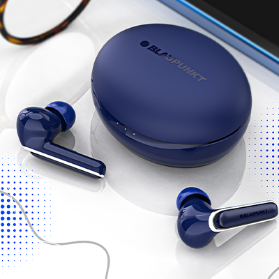 BTW100 Truly Wireless ENC Earbuds Refurbished Blue