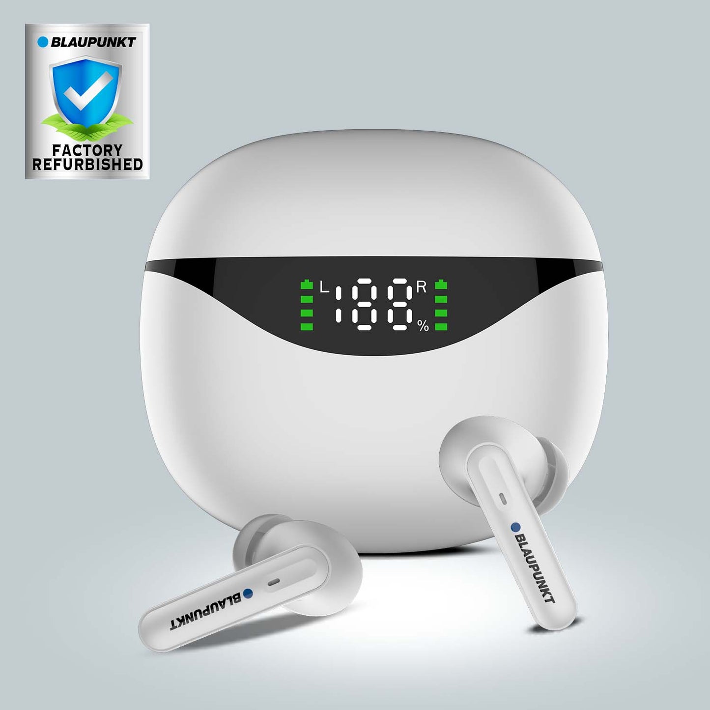 BTW20 TWS with LED Indicator Refurbished (White)