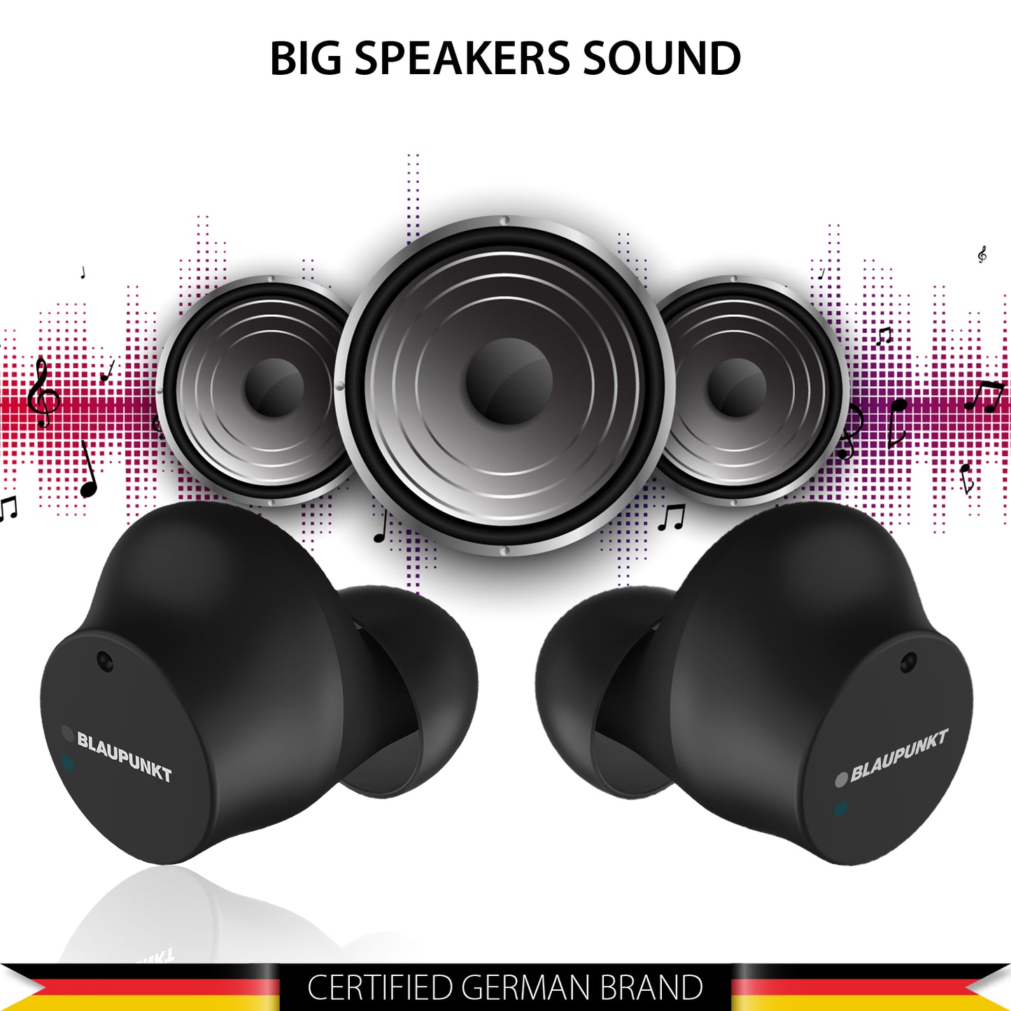 BTW25 Truly Wireless Earbuds (Black)