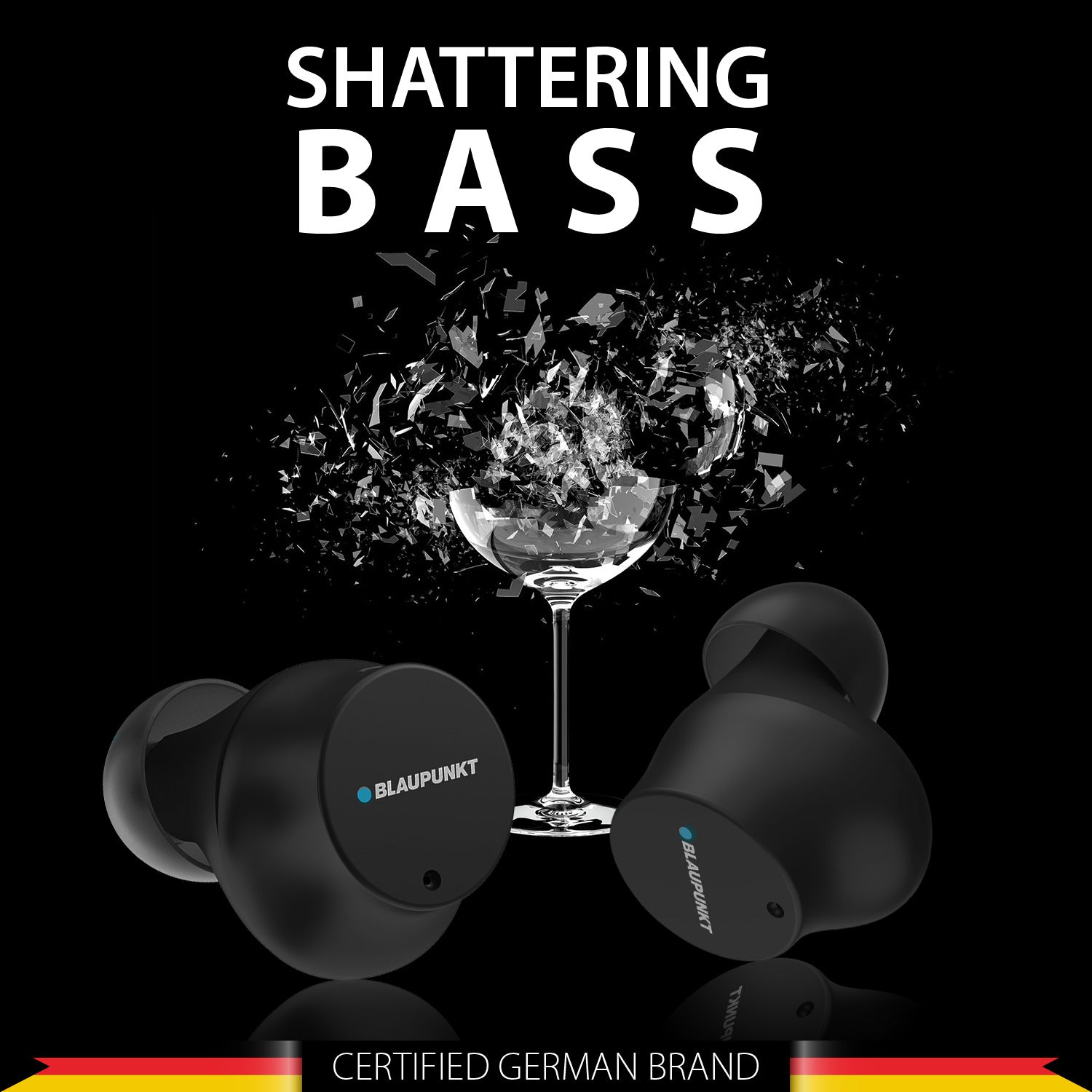 BTW25 Truly Wireless Earbuds (Black)