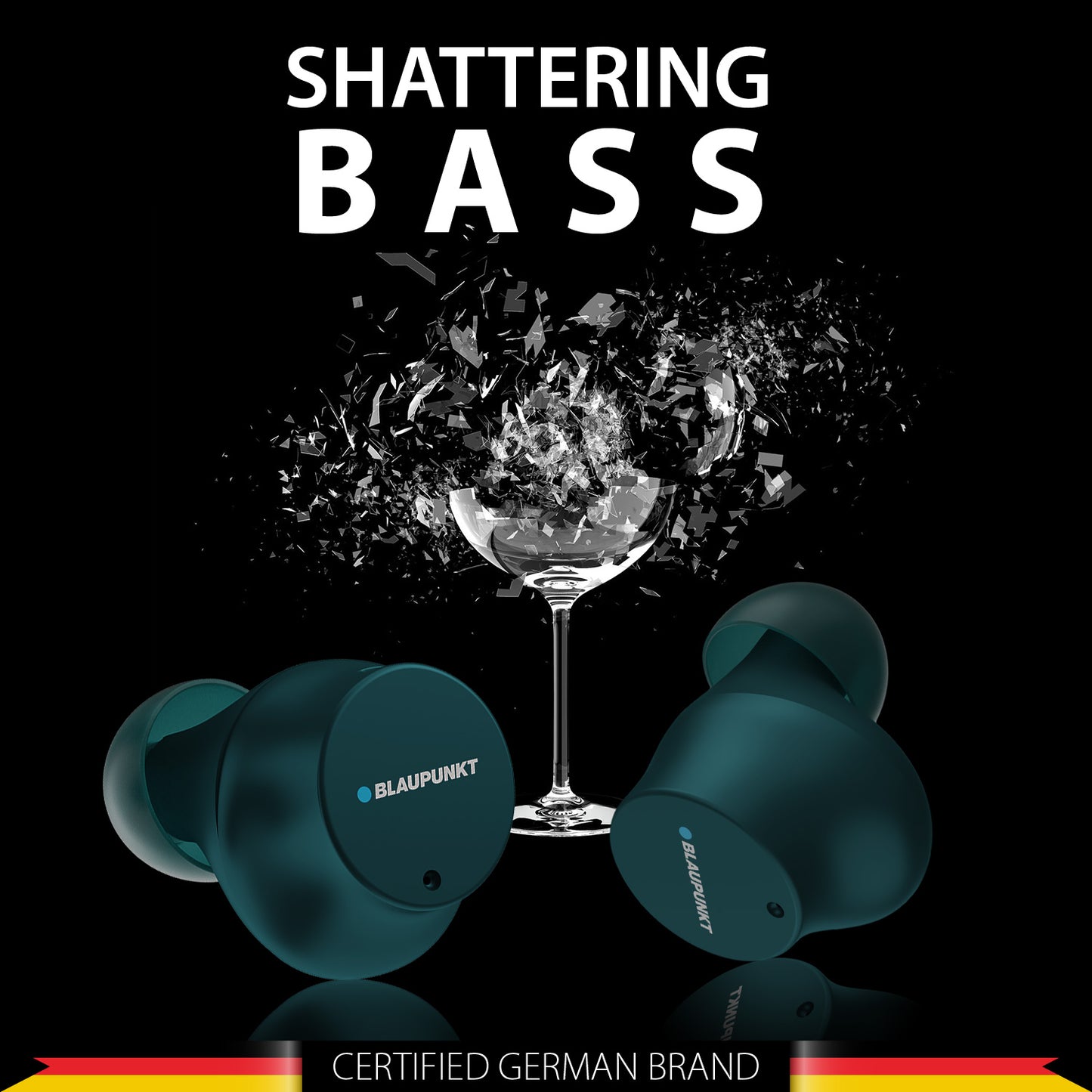 BTW25 Truly Wireless Earbuds (Green)