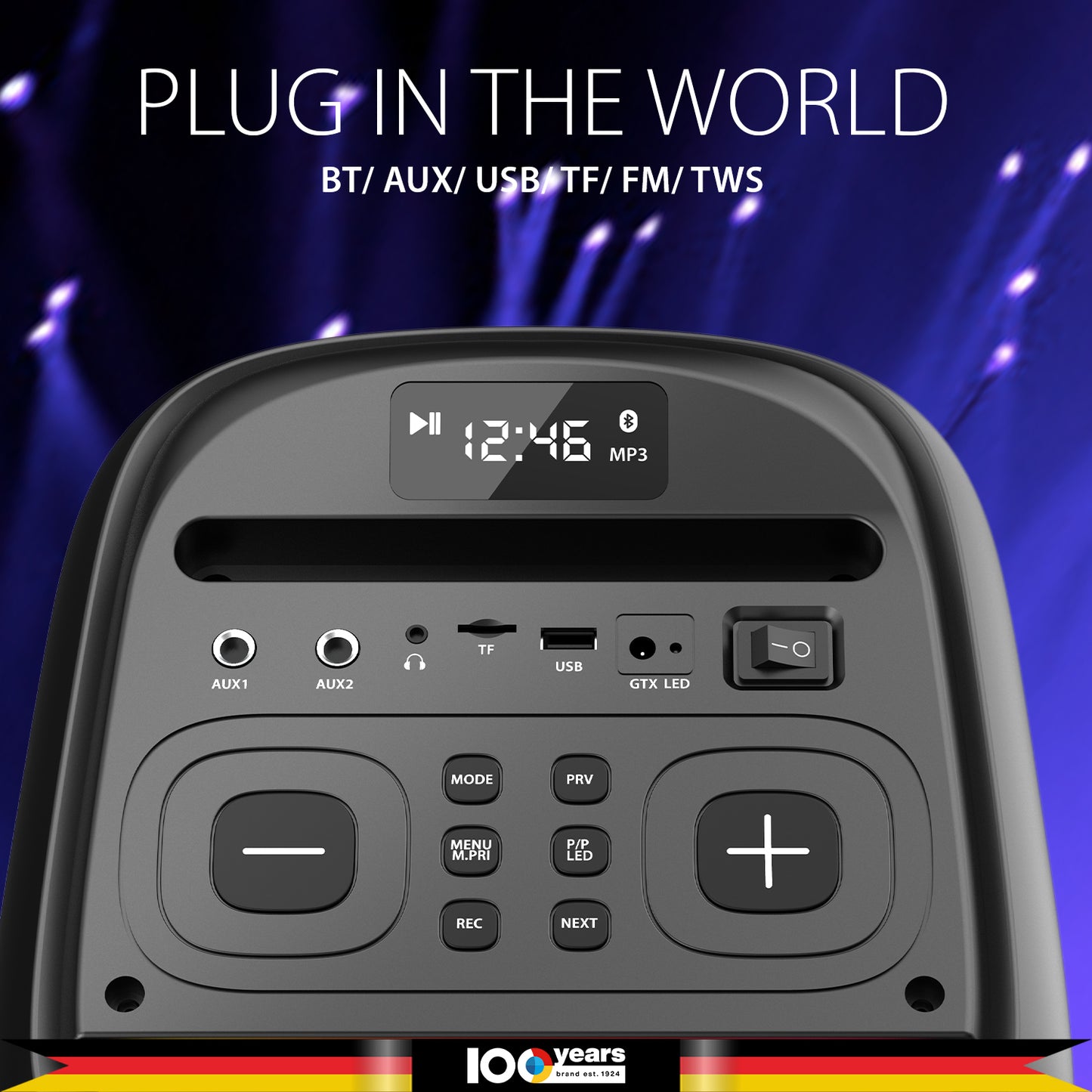 Bluetooth party speaker 