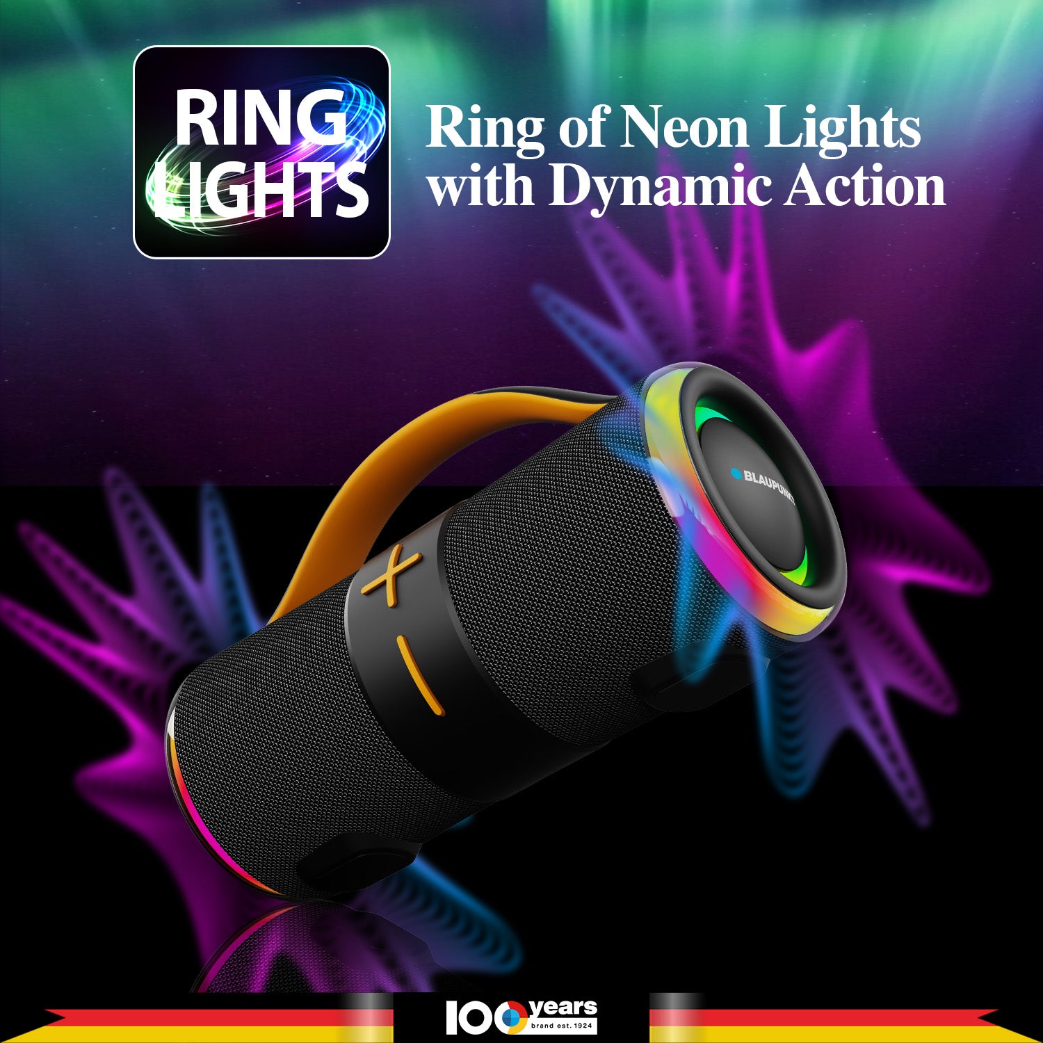 Portable boombox speaker 