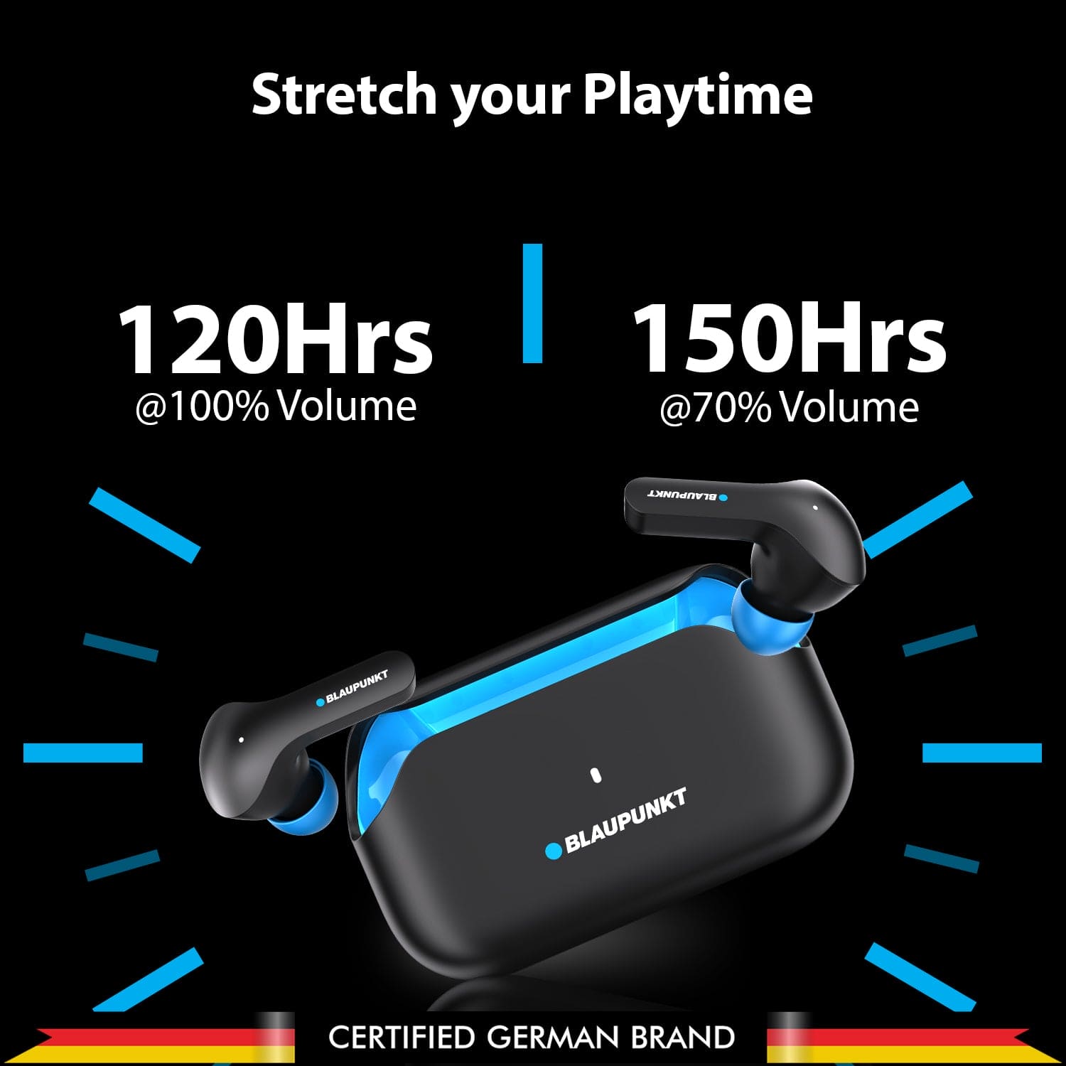 BTW300 Xtreme True Wireless ENC Earbuds (BL) - Blaupunkt India