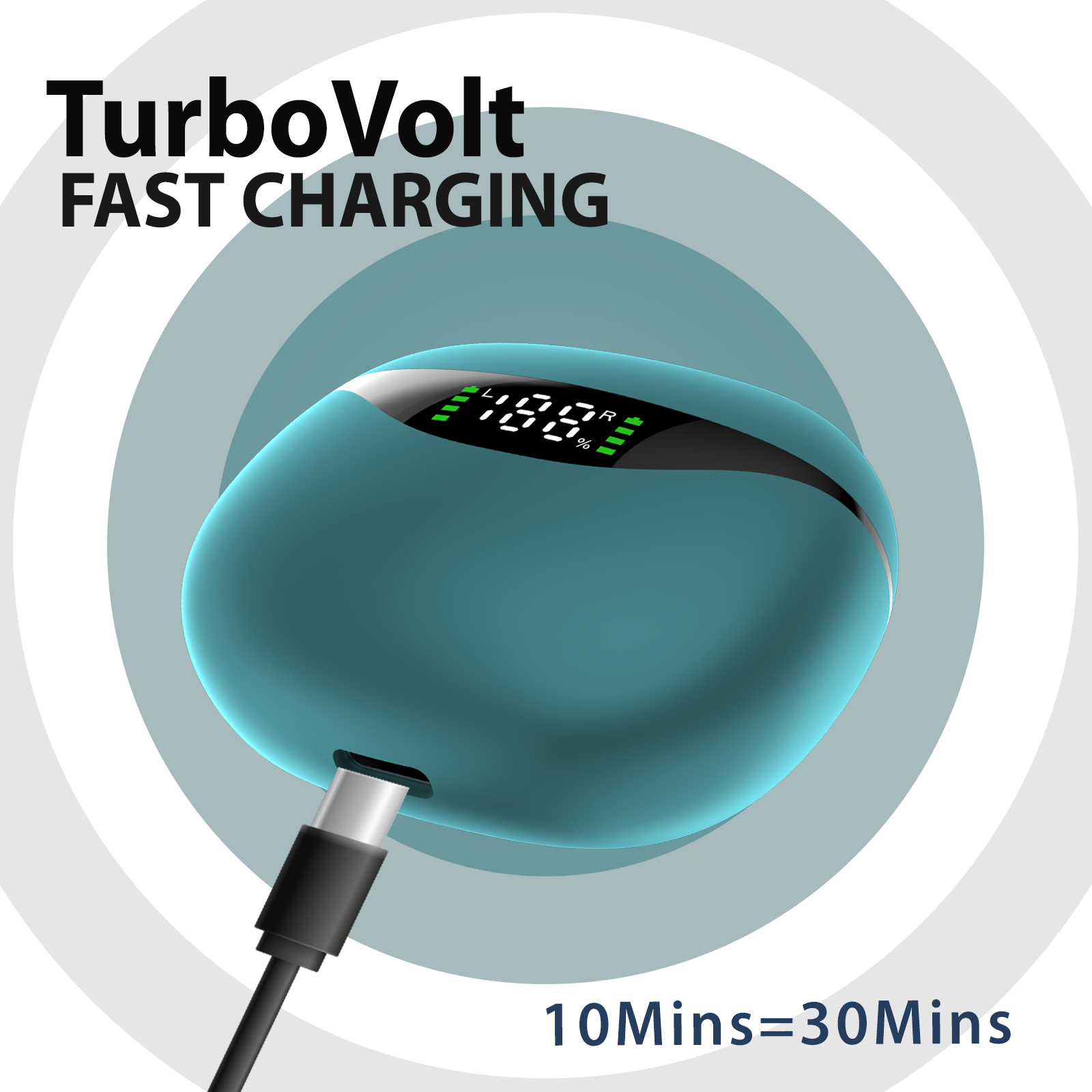 BTW20 TWS with LED Indicator Refurbished (Green)