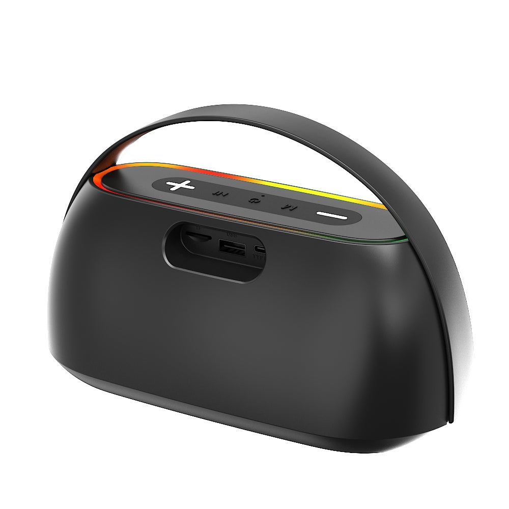 Atomik Grab 20W Portable Boombox Party Speaker (Black)