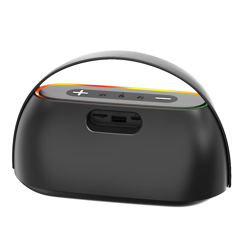 Atomik Grab 20W Portable Boombox Party Speaker (Black)