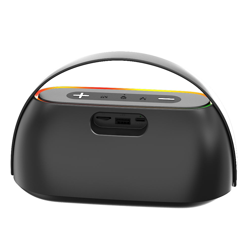 Atomik Grab 20W Portable Boombox Party Speaker (Black)