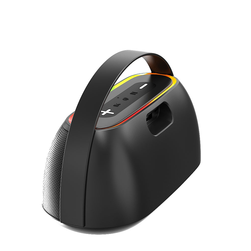 Atomik Grab 20W Portable Boombox Party Speaker (Black)