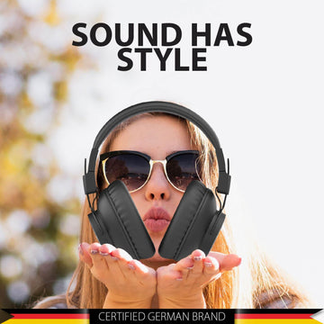 BH41 Bluetooth Wireless Over Ear Headphone (Black) - Blaupunkt India