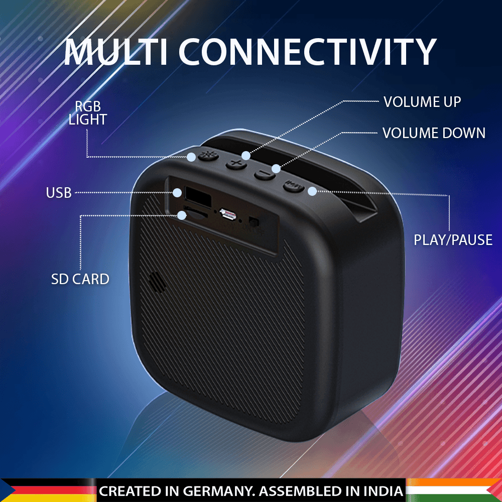 BT03 RGB Wireless Bluetooth Speaker - Blaupunkt India