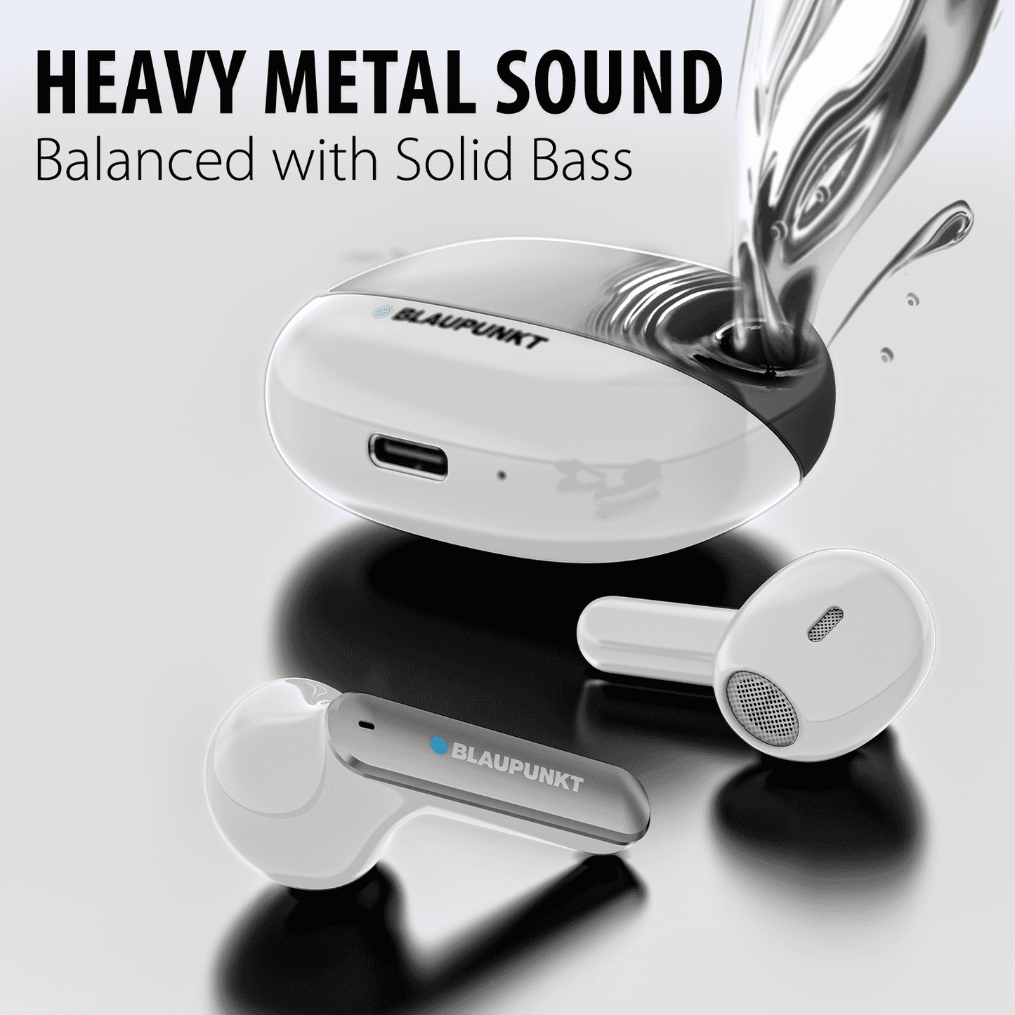 BTW100 Khrome True Wireless Bluetooth Earbuds Refurbished (White)