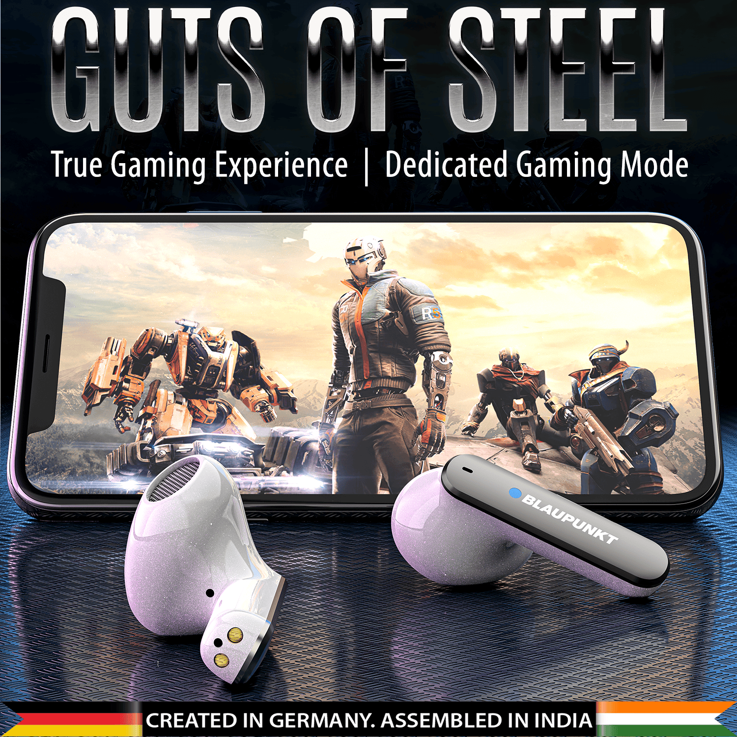 BTW100 Khrome True Wireless Bluetooth Earbuds Refurbished (White)