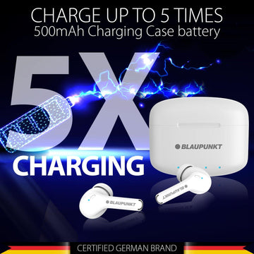 BTW100 Xtreme True Wireless Bluetooth Earbuds (WH) - Blaupunkt India