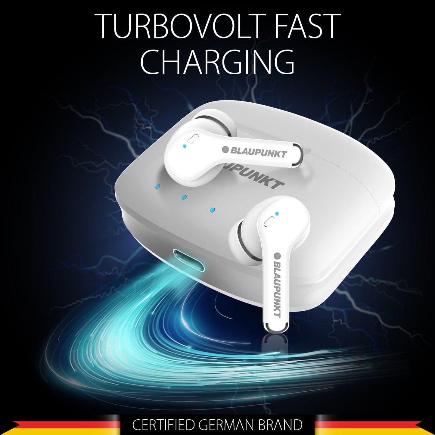 BTW100 Xtreme True Wireless Bluetooth Earbuds (WH) - Blaupunkt India