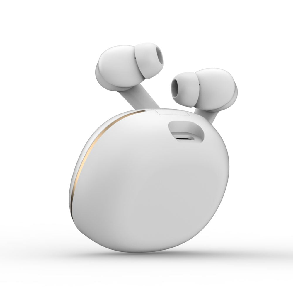 BTW300 Xtreme Moksha Maxbuds TRUE ANC Wireless Earbuds (White)