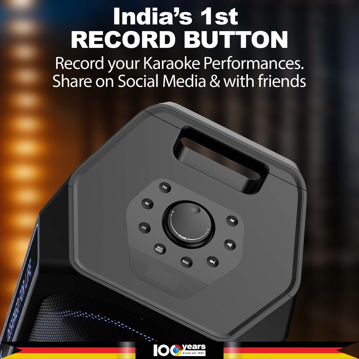 ROCK & ROLL IBIZA India’s one of the Party Speaker with Recording