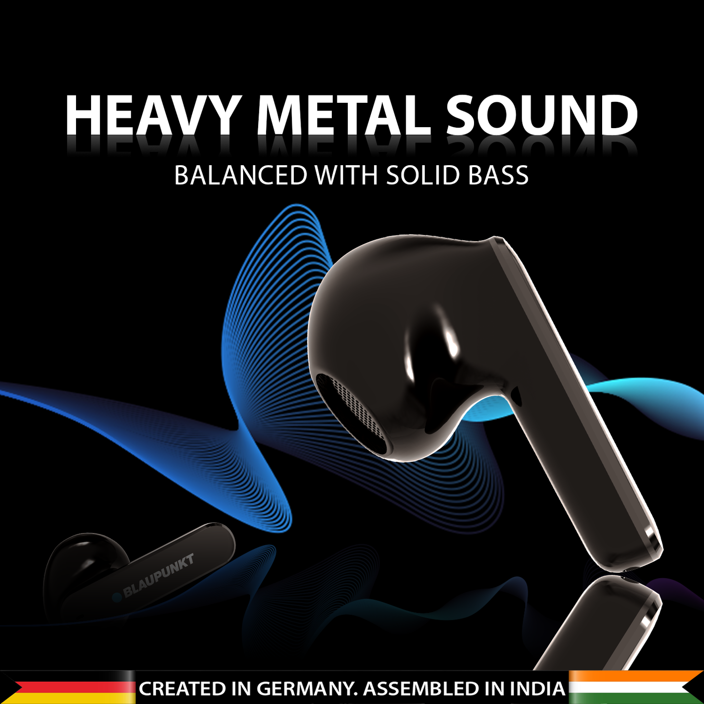 BTW12 True Wireless Bluetooth Earbuds Refurbished (Black)