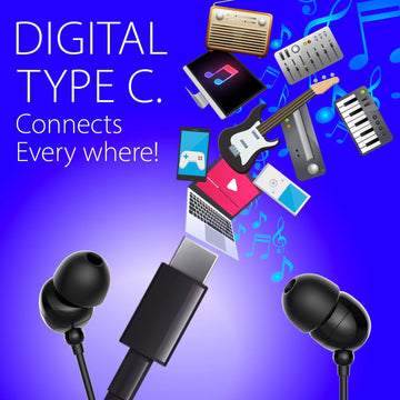 EM06 Type C Wired Earphone(Black) - Blaupunkt India