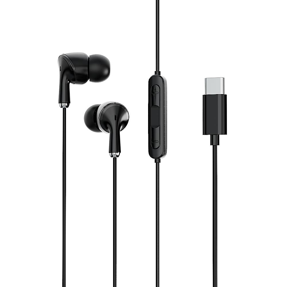 EM10N TYPE C Wired Earphone (Black)