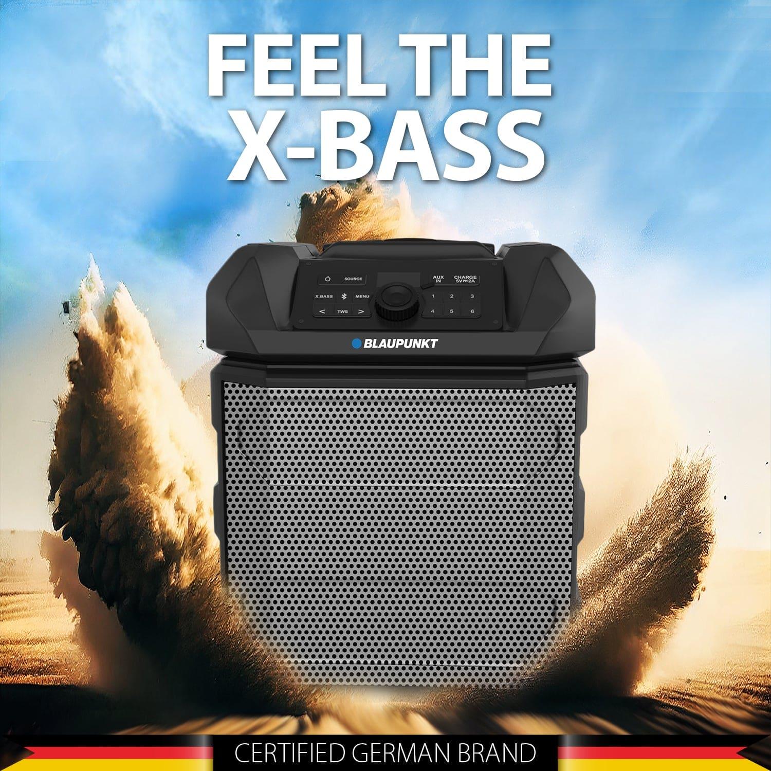 Rock & ROLL PS150 Wireless Bluetooth 100W Outdoor Party Speaker - Blaupunkt India