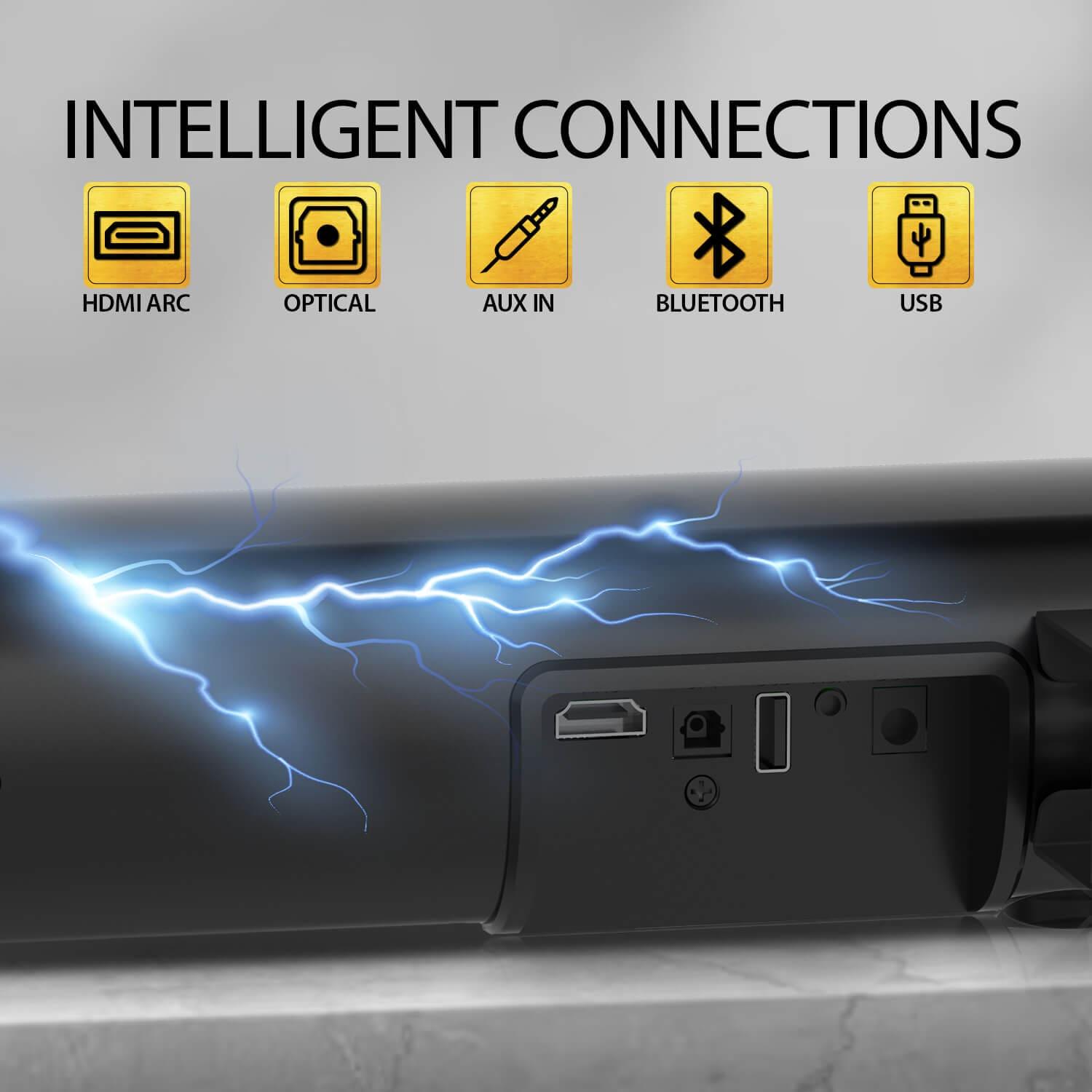 SBA01 Krisp Dolby 100W Soundbar - Blaupunkt India