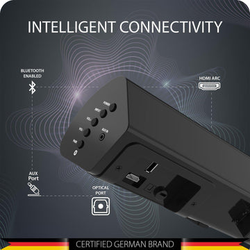 SBA01 REKURVE 100W Wireless Bluetooth Soundbar - Blaupunkt India