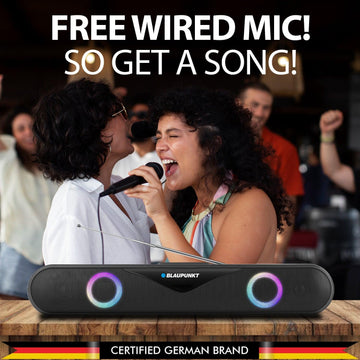 SBA20 KONCERT Bluetooth Party soundbar with Karaoke MIC - Blaupunkt India