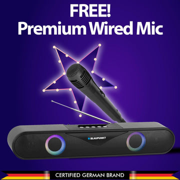 SBA20 KONCERT Bluetooth Party soundbar with Karaoke MIC - Blaupunkt India