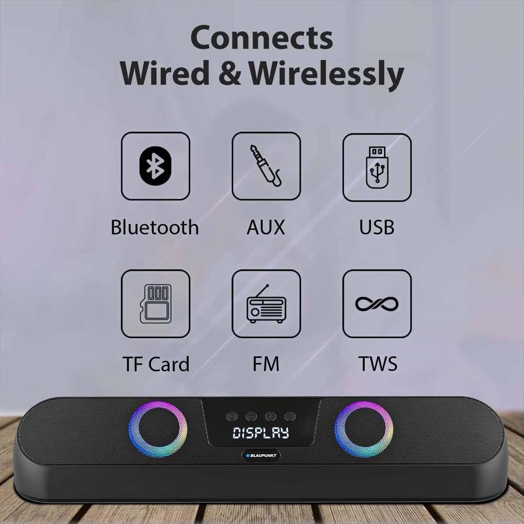 SBA25 25W Gaming Bluetooth Soundbar - Blaupunkt India