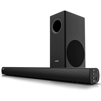 sound bar with subwoofer