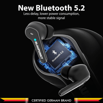 Recertified BTW07 MOKSHA ANC BK |Truly Wireless Earbuds: Crispr Enc Tech