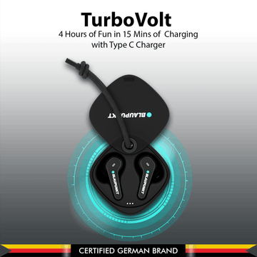 Recertified BTW07 MOKSHA ANC BK |Truly Wireless Earbuds: TurboVolt Fast Charging