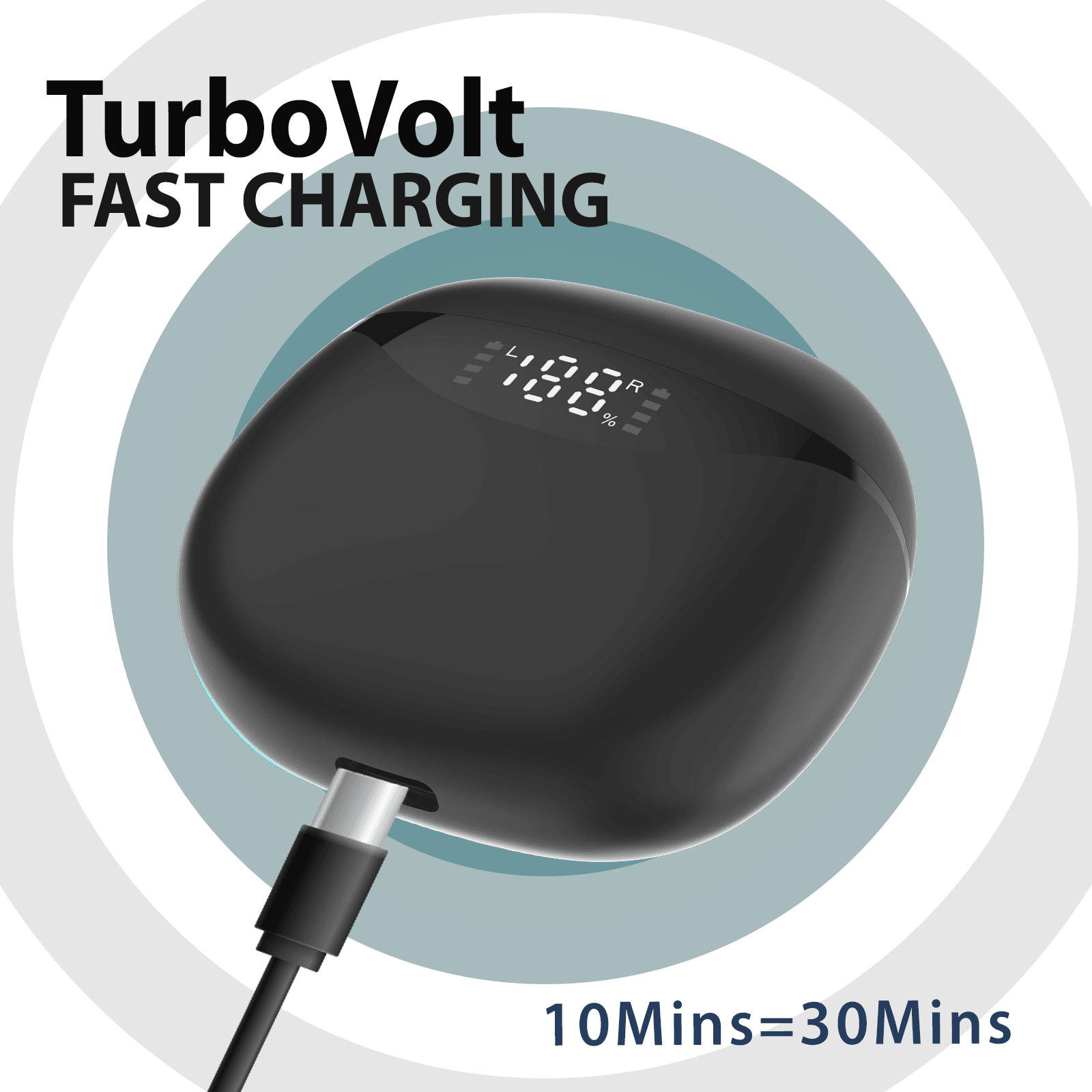 Blaupunkt BTW20 BK Wireless Earbuds | 30hrs Playtime