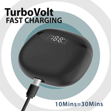 Blaupunkt BTW20 BK Wireless Earbuds | 30hrs Playtime